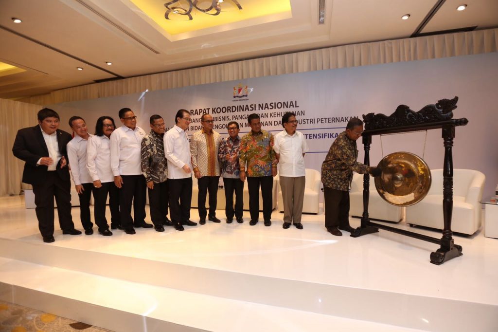 Pembukaan Rapat Koordinasi Nasional (Rakornas) KADIN Indonesia oleh Darmin Nasution, Menteri Koordinator bidang Perkenomian